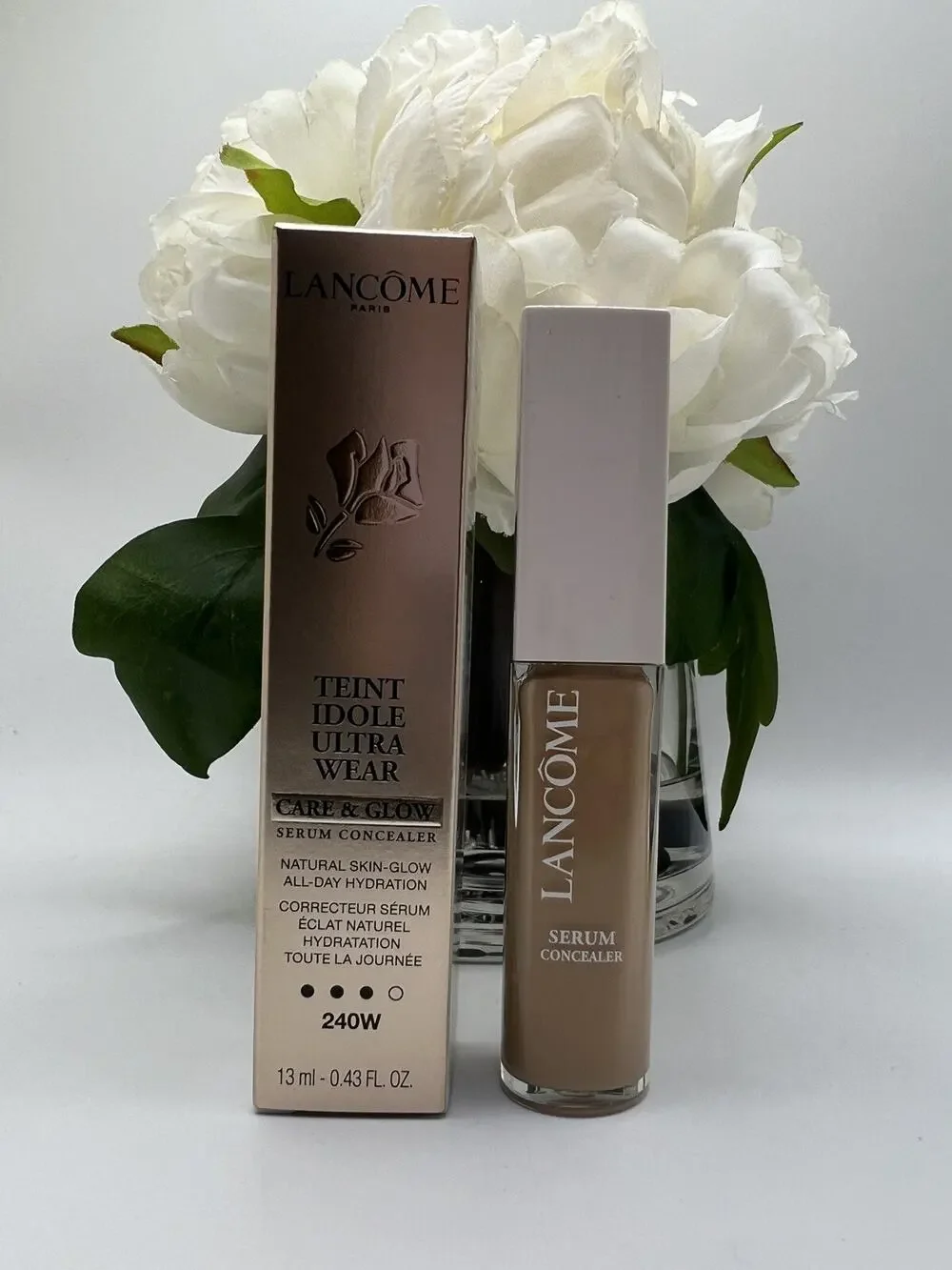 Lancome Teint Idole Ultra Wear Care & Glow Serum Concealer 240W 0.43 Fl Oz /13ml